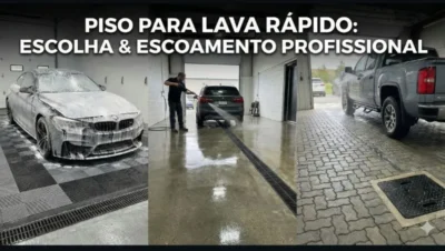 Piso para Lava Rápido Qual o Melhor Guia de Tipos e Escoamento