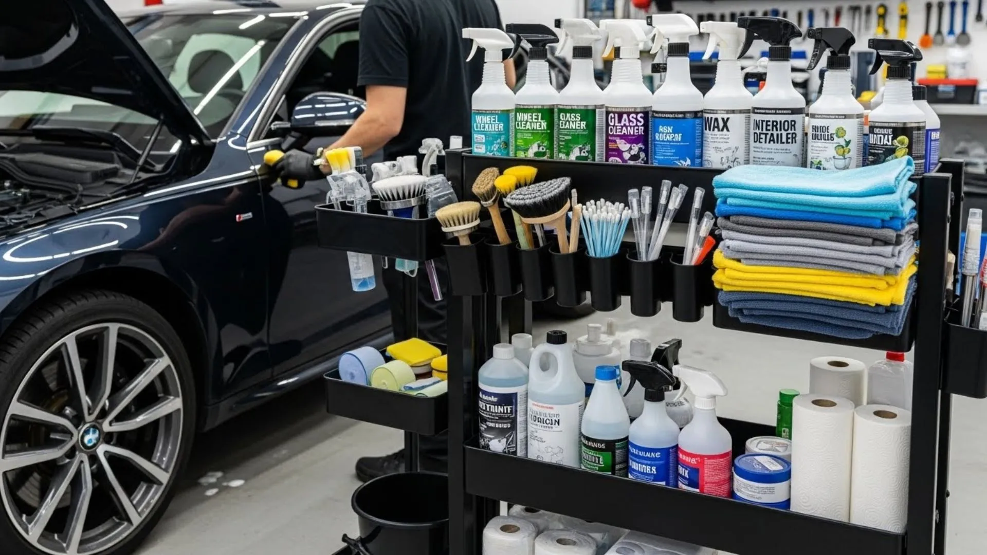 produtos e equipamentos para higienização automotiva