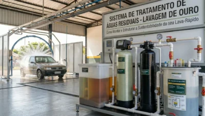 Como Montar e Estruturar o Tratamento de Águas Residuais no Lava Rápido
