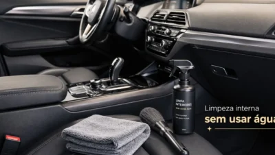 Lavagem a Seco no Interior do Carro: guia completo para limpar sem usar água